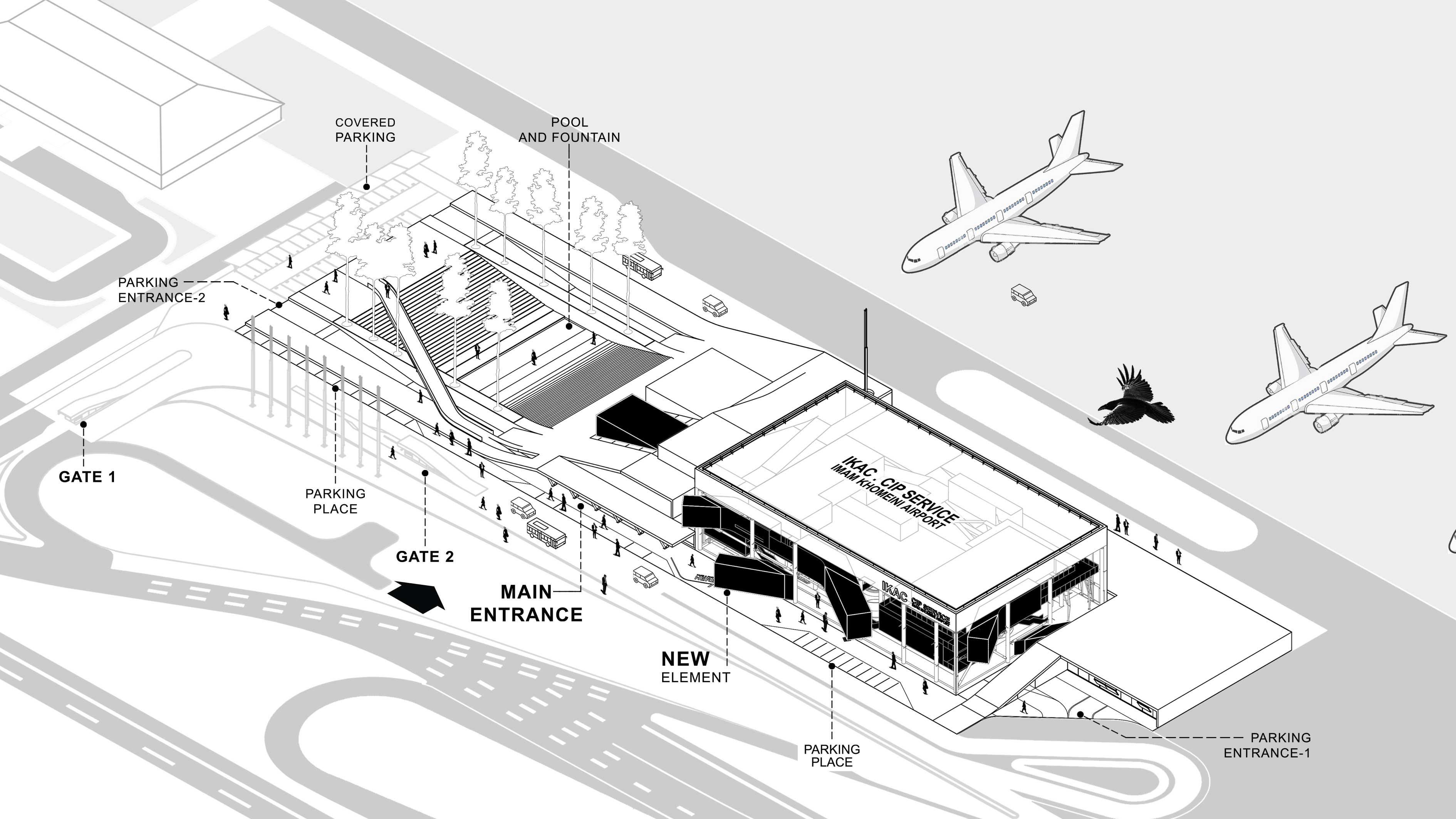 CIP-IMAM KHOMEINI AIRPORT 27
Architect: Amin Soltanpour 
Company: Soltanpour Studio