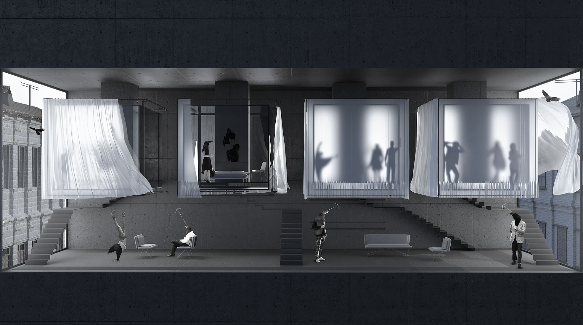 THE BOXES NUMBER 1 2
Architect: Amin Soltanpour 
Company: Soltanpour Studio