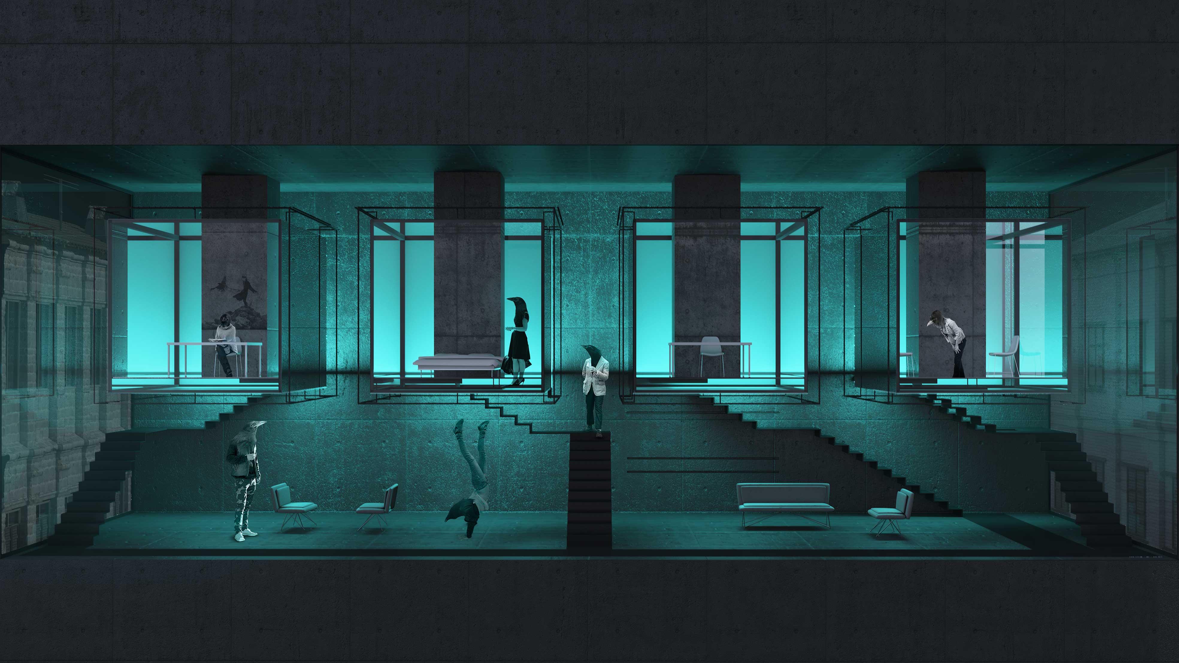 THE BOXES NUMBER 1 3
Architect: Amin Soltanpour 
Company: Soltanpour Studio