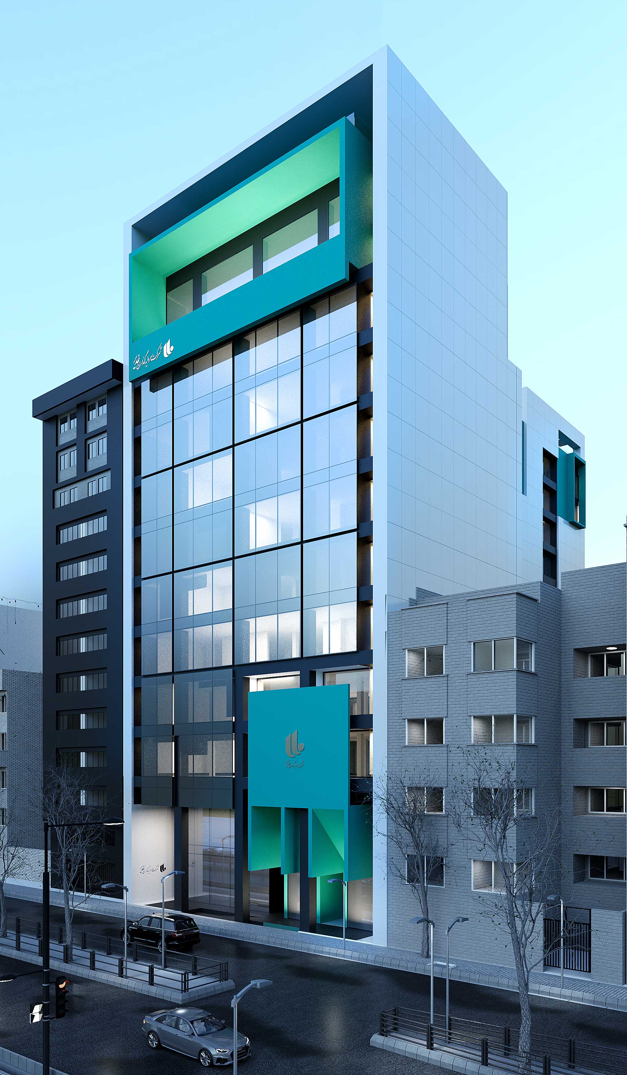 MIRDAMAD MIXED USE 2
Architect: Amin Soltanpour 
Company: Soltanpour Studio