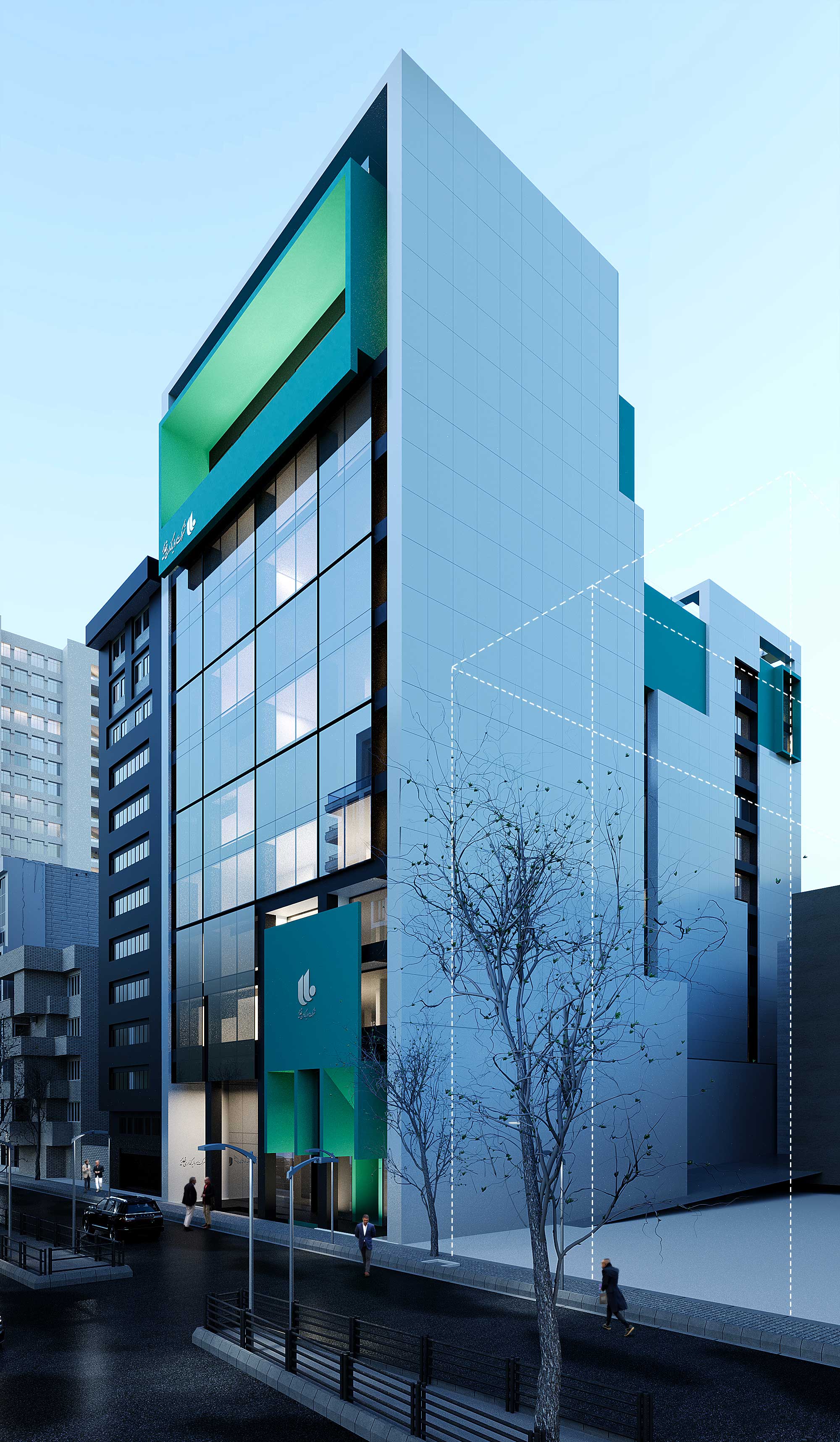 MIRDAMAD MIXED USE 6
Architect: Amin Soltanpour 
Company: Soltanpour Studio