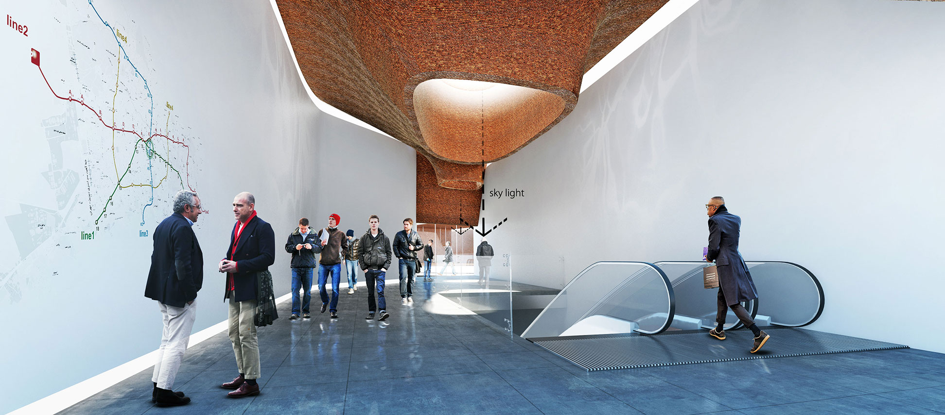 TABRIZ SUBWAY 2
Architect: Amin Soltanpour 
Company: Soltanpour Studio