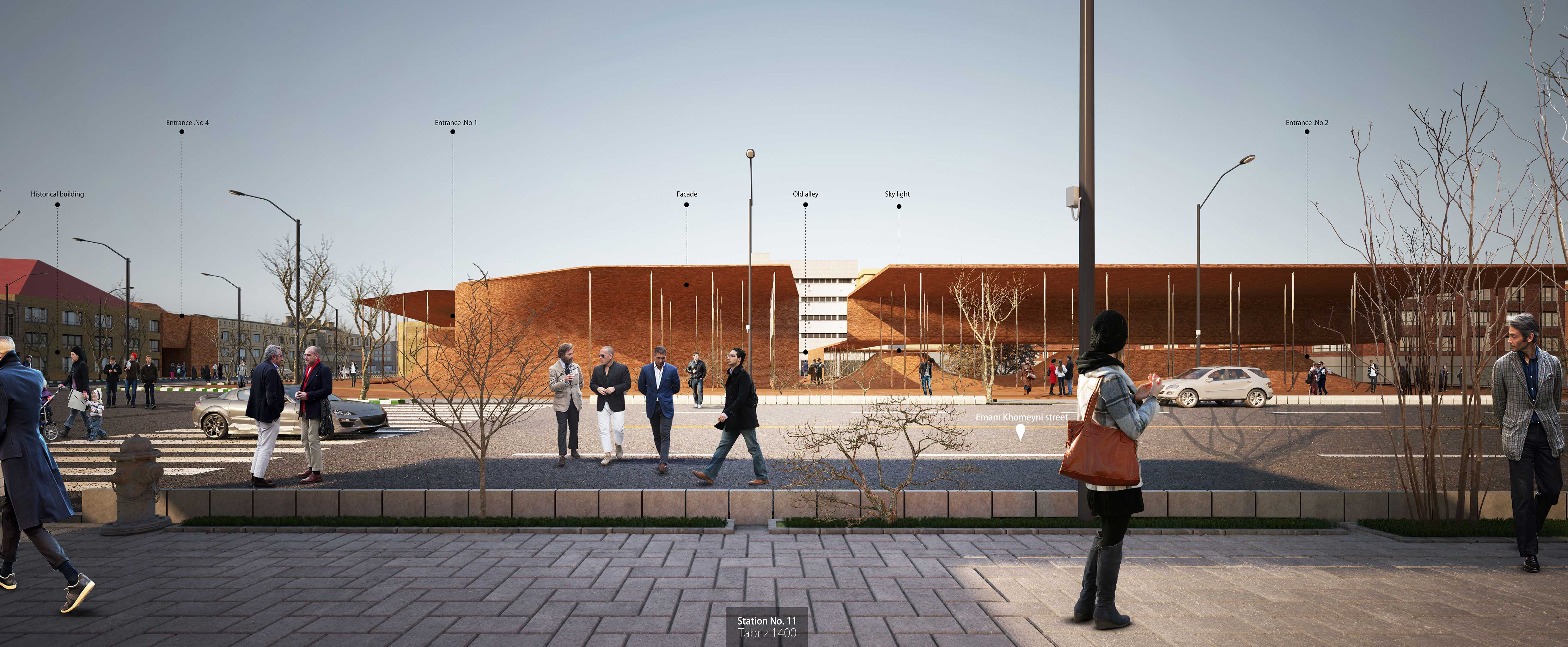 TABRIZ SUBWAY 4
Architect: Amin Soltanpour 
Company: Soltanpour Studio