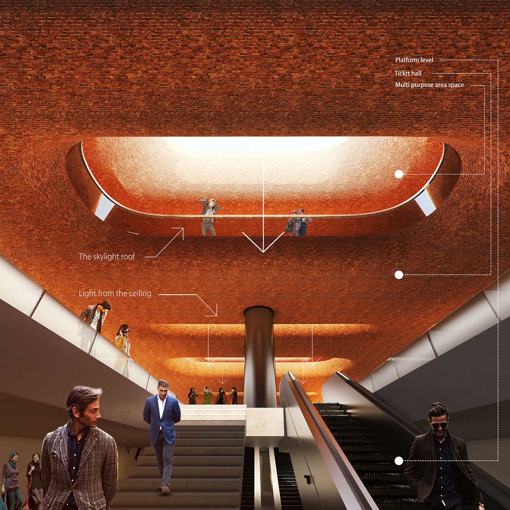 TABRIZ SUBWAY 6
Architect: Amin Soltanpour 
Company: Soltanpour Studio