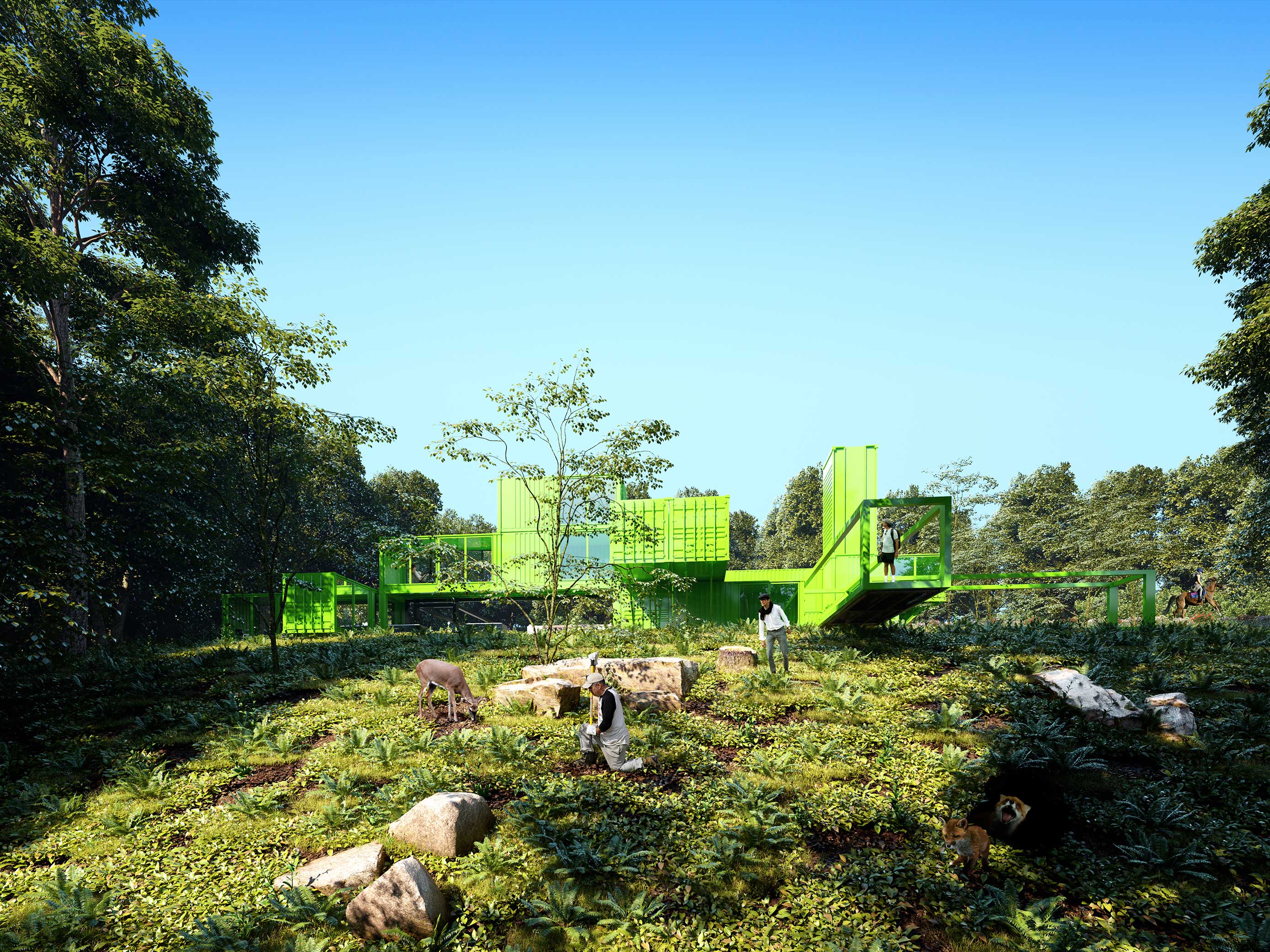 KAN ECOTOURISM PARK 5
Architect: Amin Soltanpour 
Company: Soltanpour Studio