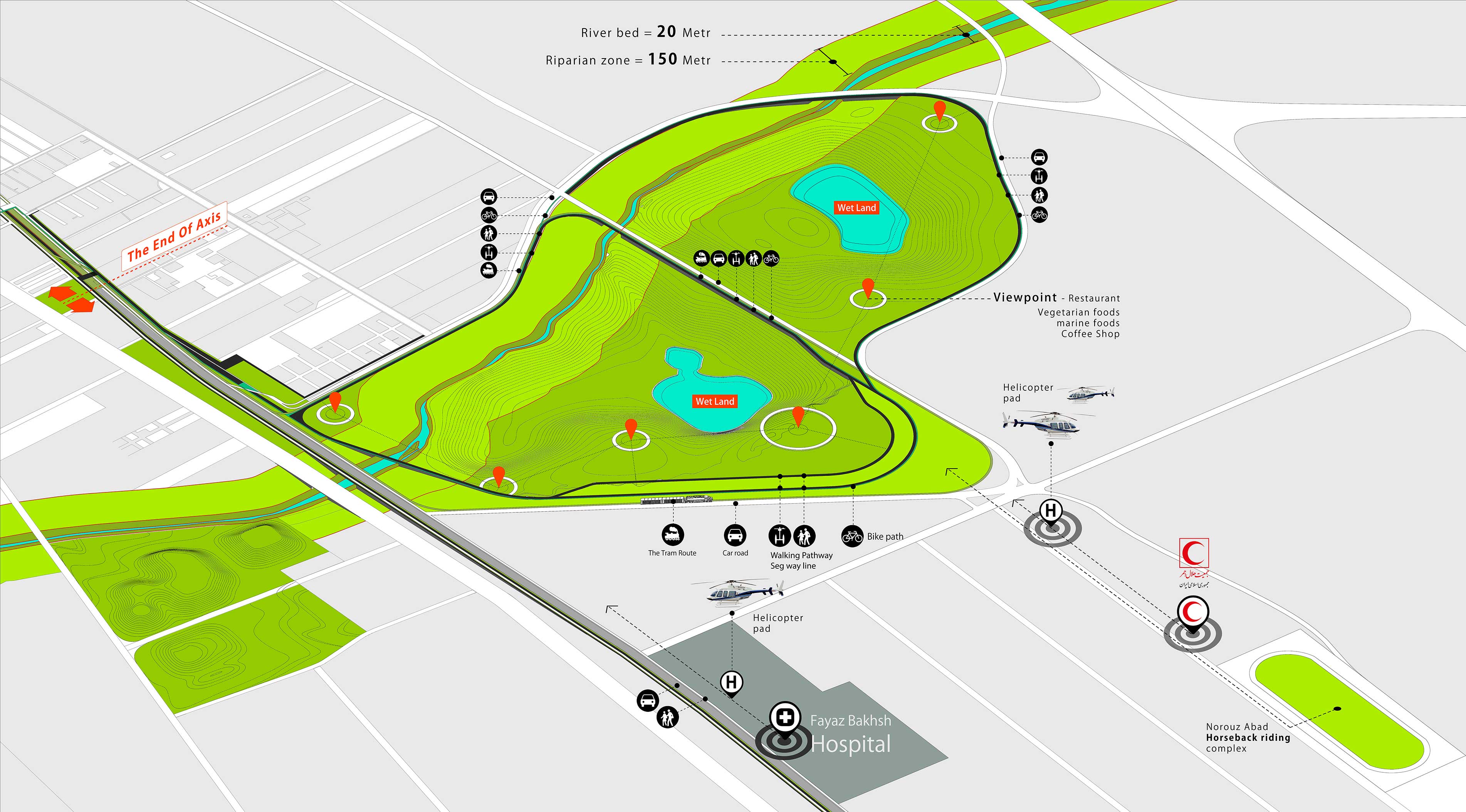 KAN ECOTOURISM PARK 6
Architect: Amin Soltanpour 
Company: Soltanpour Studio