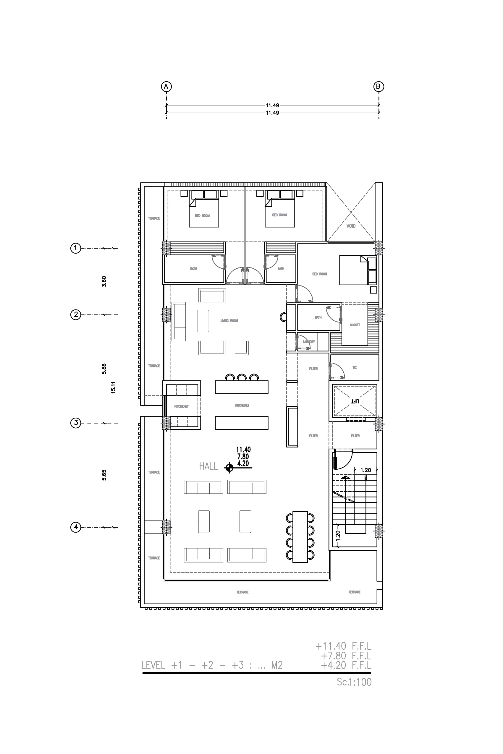 4 PLUS 2 RESIDENTIAL COMPLEX 9
Architect: Amin Soltanpour 
Company: Soltanpour Studio