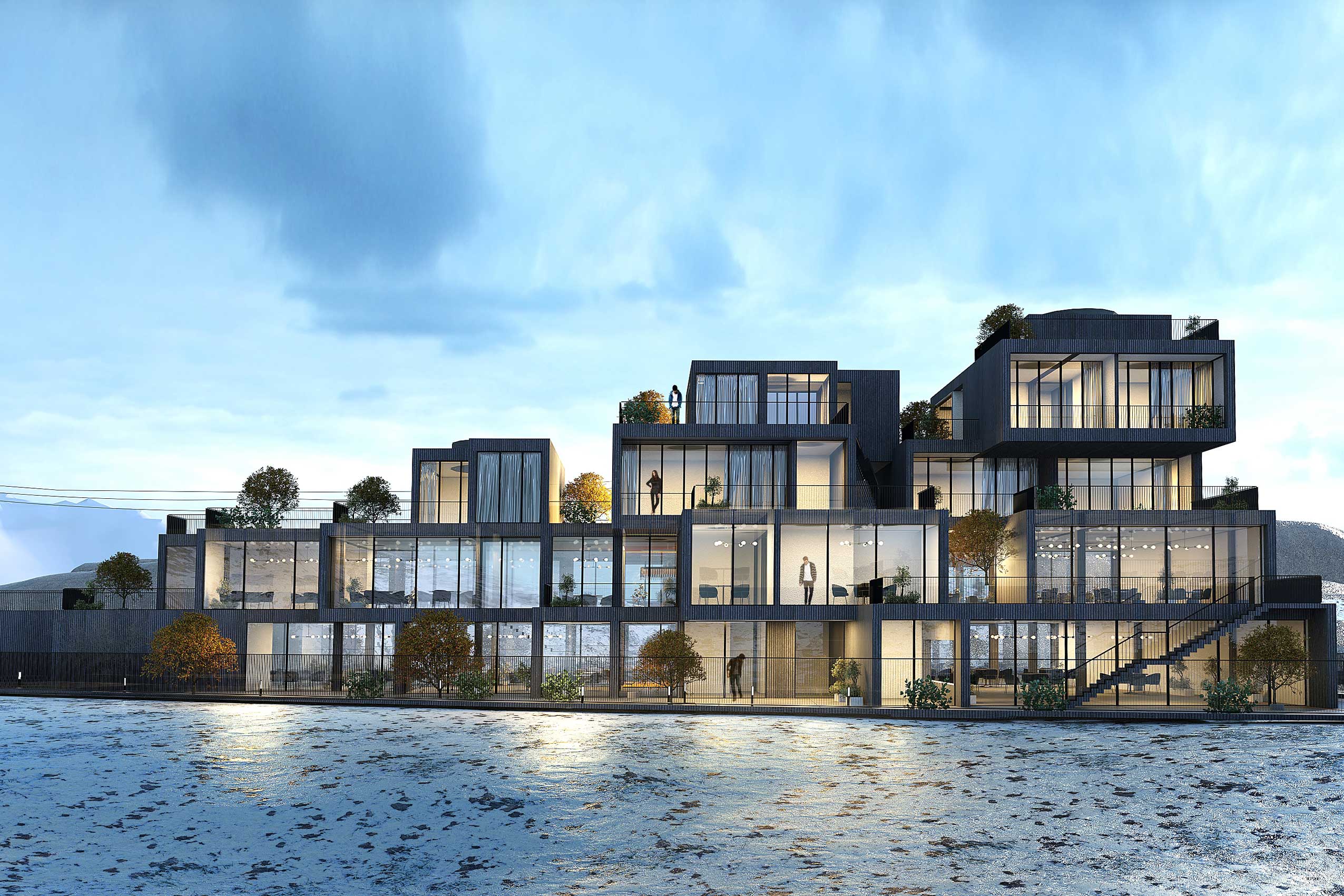 FORDO TOURIST COMPLEX 2
Architect: Amin Soltanpour 
Company: Soltanpour Studio