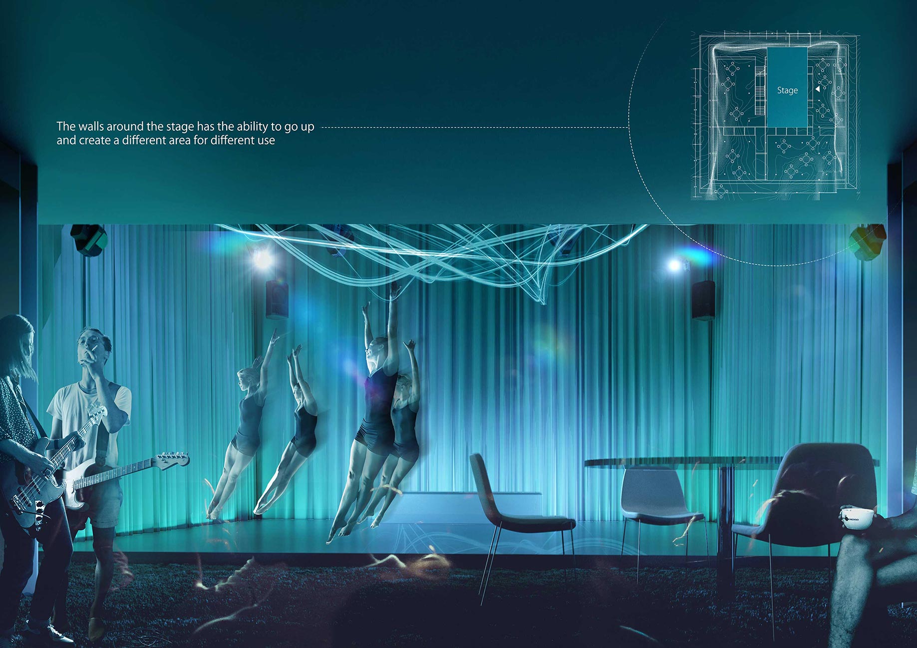 LANZAROTE MUSIC FACTORY 22
Architect: Amin Soltanpour 
Company: Soltanpour Studio